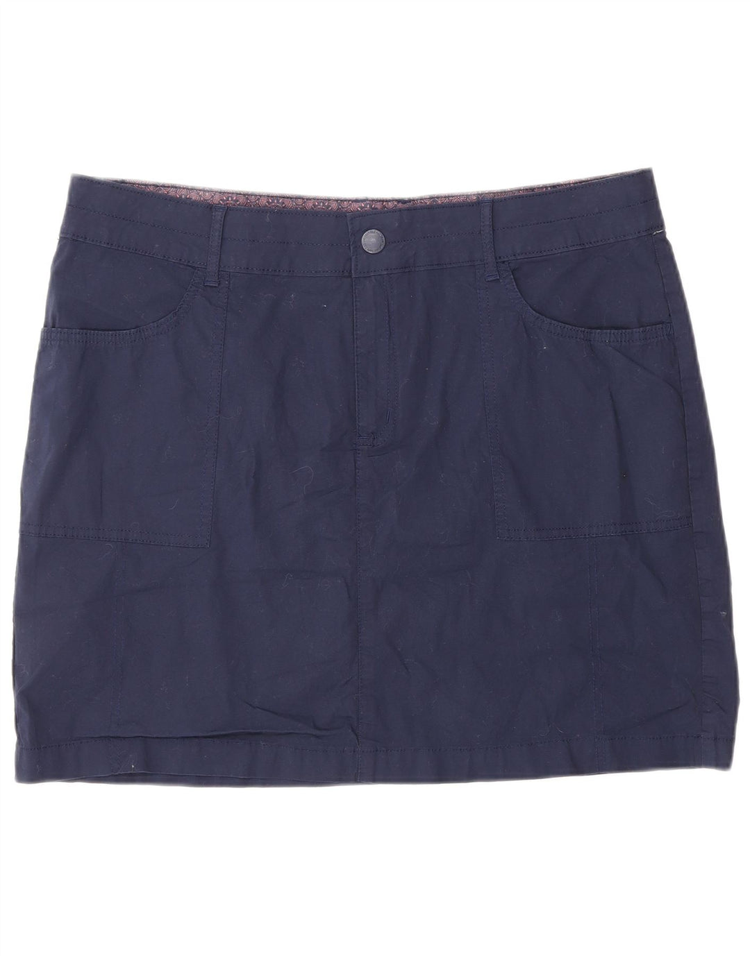 Fusta LEE pentru femei US 16 2XL din bumbac bleumarin