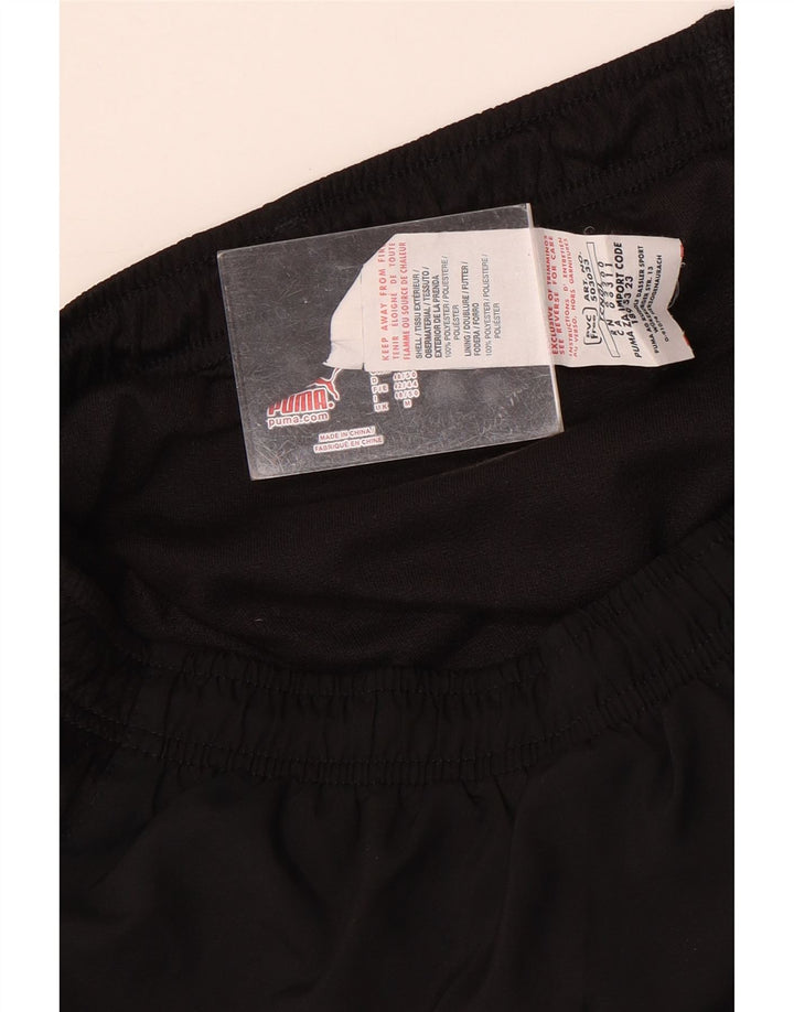 Pantaloni scurți sport PUMA pentru bărbați, poliester mediu negru
