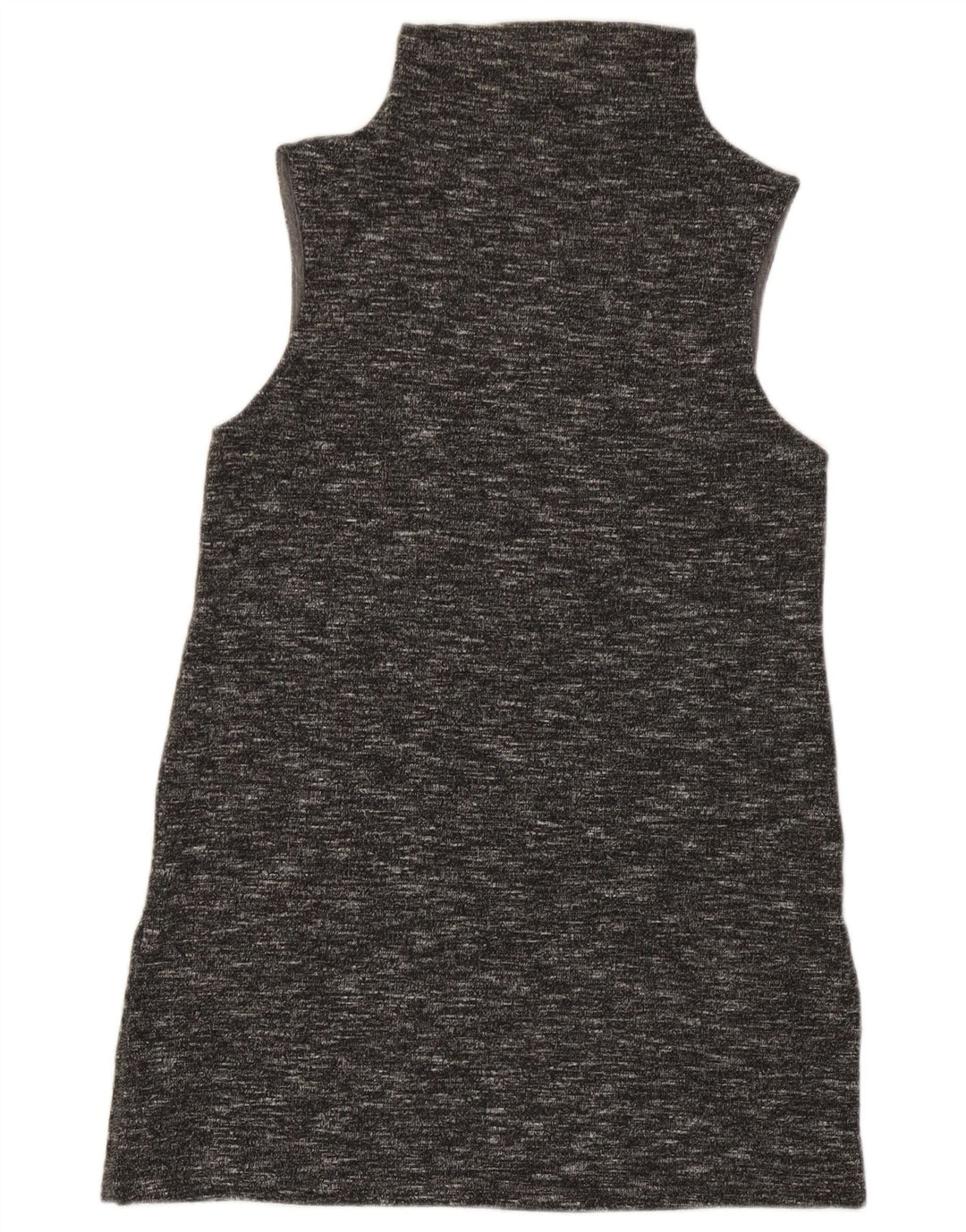 Rochie fără mâneci Benetton pentru femei UK 8 Small Gri Pete