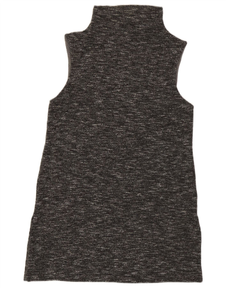 Rochie fără mâneci Benetton pentru femei UK 8 Small Gri Pete