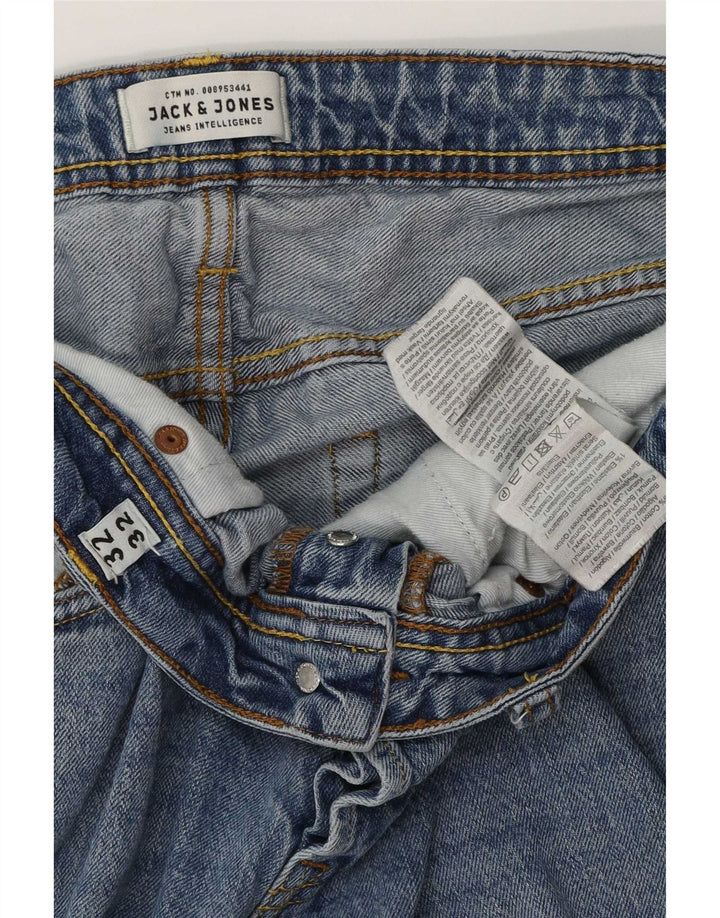 Blugi Jack & Jones Tim Slim pentru bărbați W32 L32 bumbac albastru
