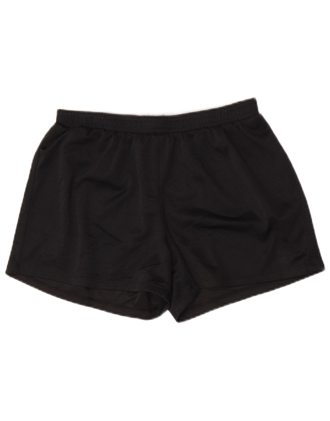 Pantaloni scurți sport Champion pentru femei UK 12 Poliester mediu negru