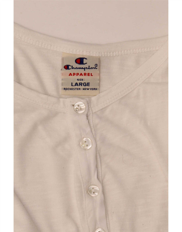 Champion Top Femei cu mâneci 3/4 UK 14 Large White