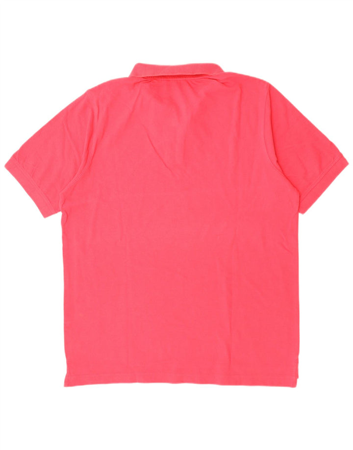 Tricou polo pentru bărbați FILA XL bumbac roz