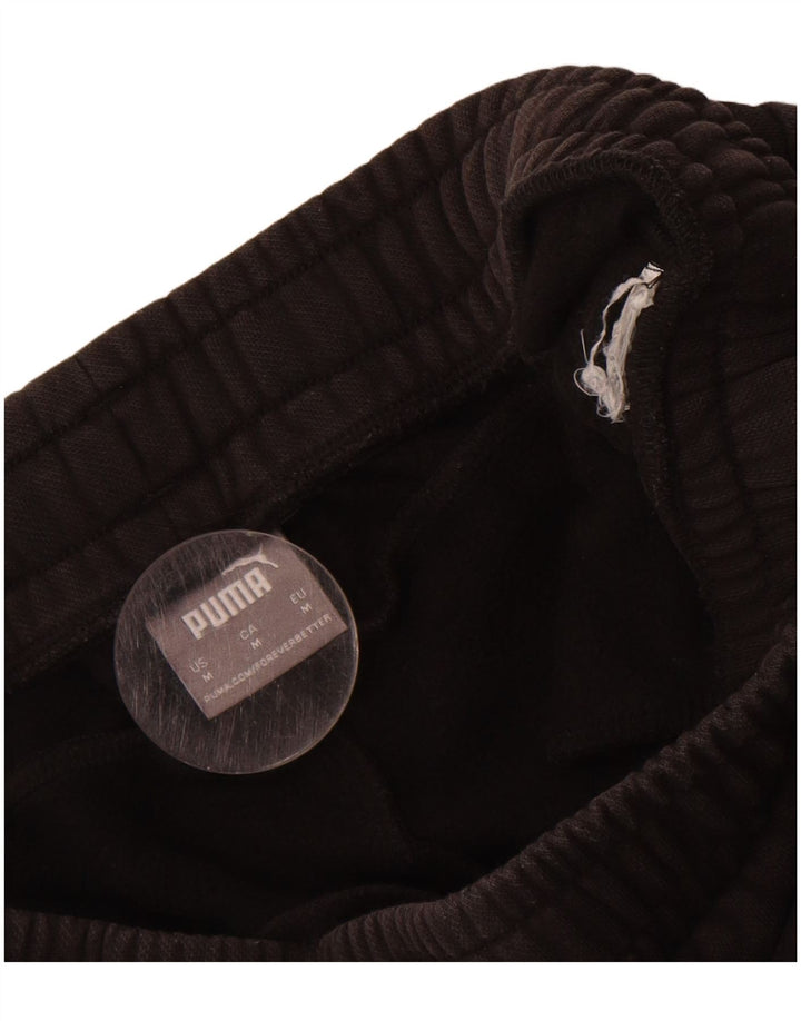 PUMA Mens Graphic Tracksuit Trousers Joggers Medium  Black