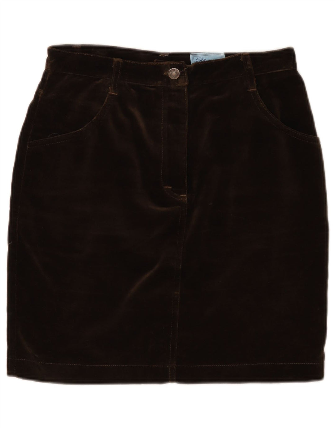 Blumarine Fusta Creion Femei IT 44 Medium W28 Maro Bumbac