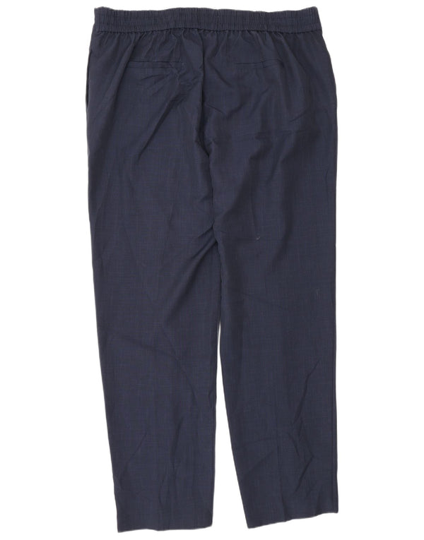 Pantaloni chino drepți pentru femei Marks & Spencer UK 18 XL W36 L30 bleumarin