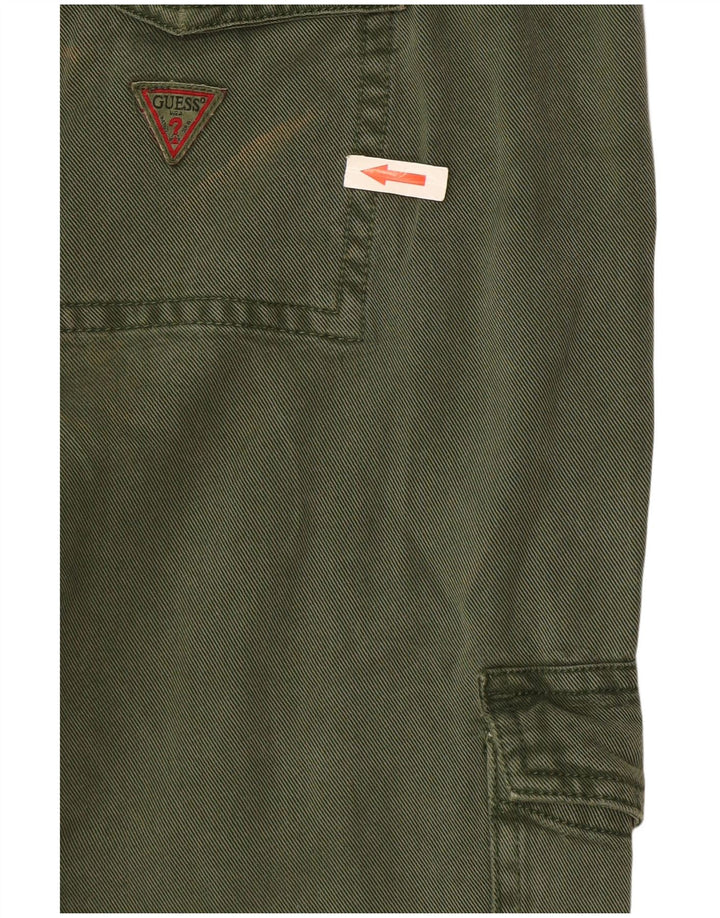 Pantaloni cargo Guess pentru femei, W28 L29, verde
