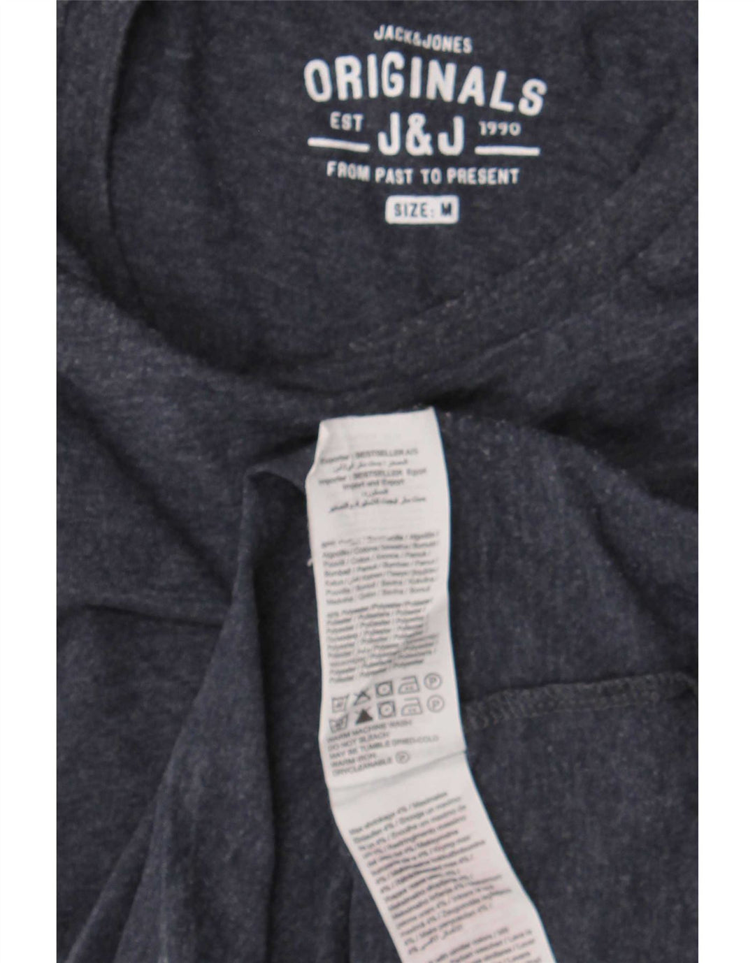 Jack & Jones Bărbați Tricou Top Mediu Bleumarin Bumbac