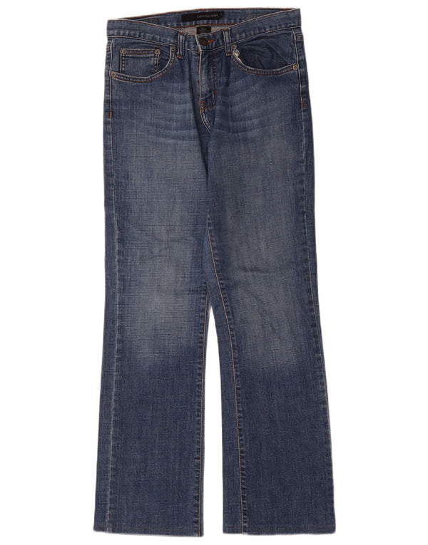 Blugi Calvin Klein pentru femei Bootcut US 6 Medium W32 L31 Blue Bumbac