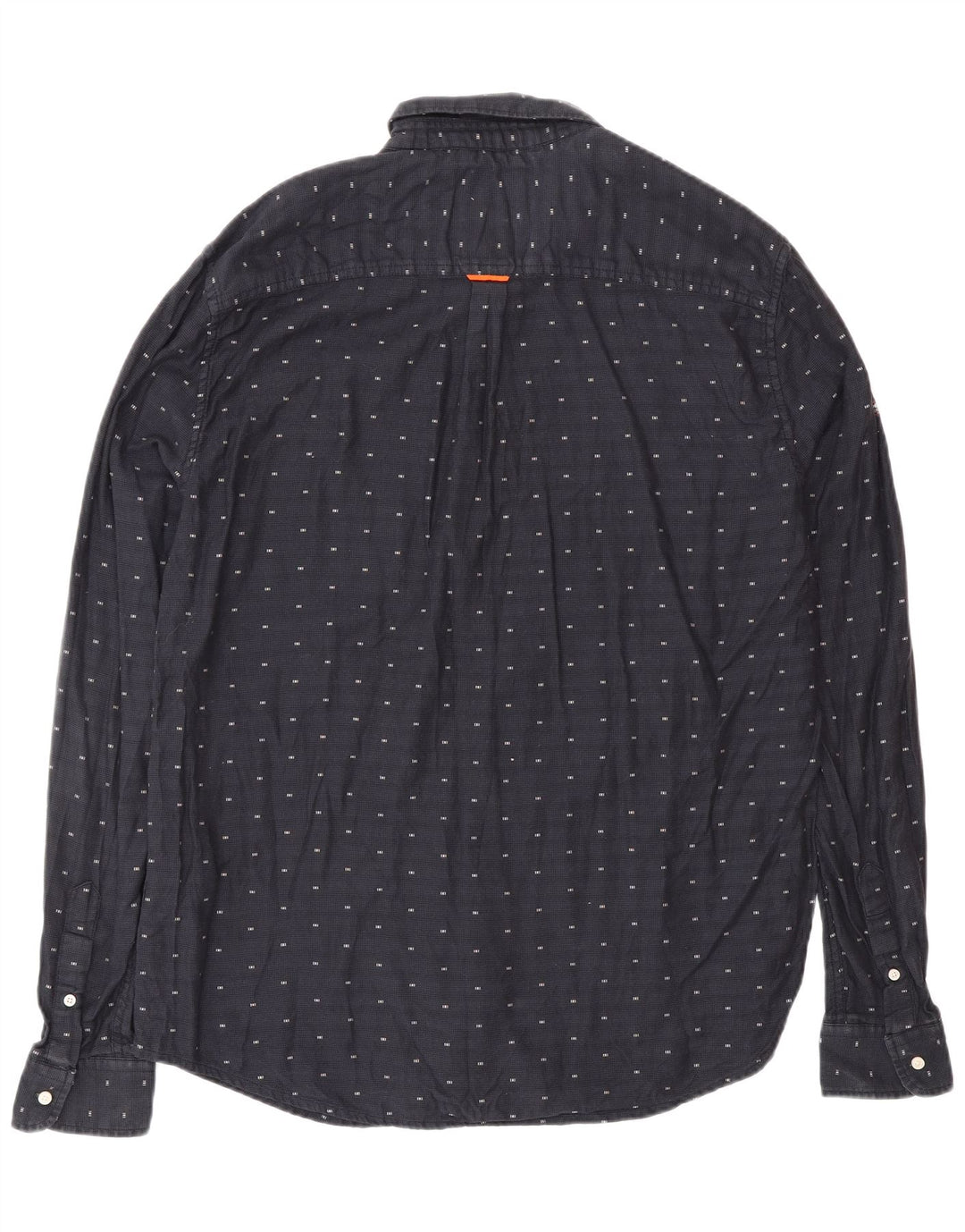 Cămașă pentru bărbați SUPERDRY, XL, cu pete, albastru marin