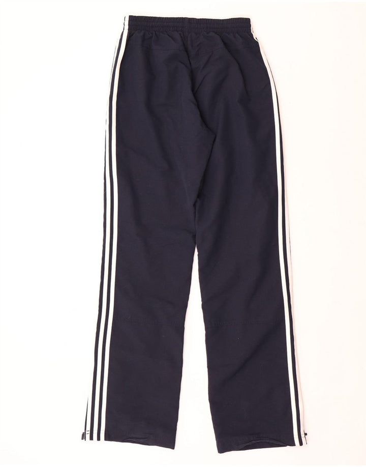 Pantaloni de trening ADIDAS pentru baieti 15-16 ani poliester bleumarin