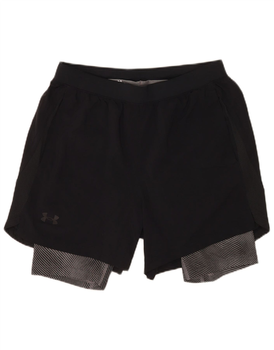 Pantaloni scurți sport grafic pentru bărbați Under Armour, mari, negri