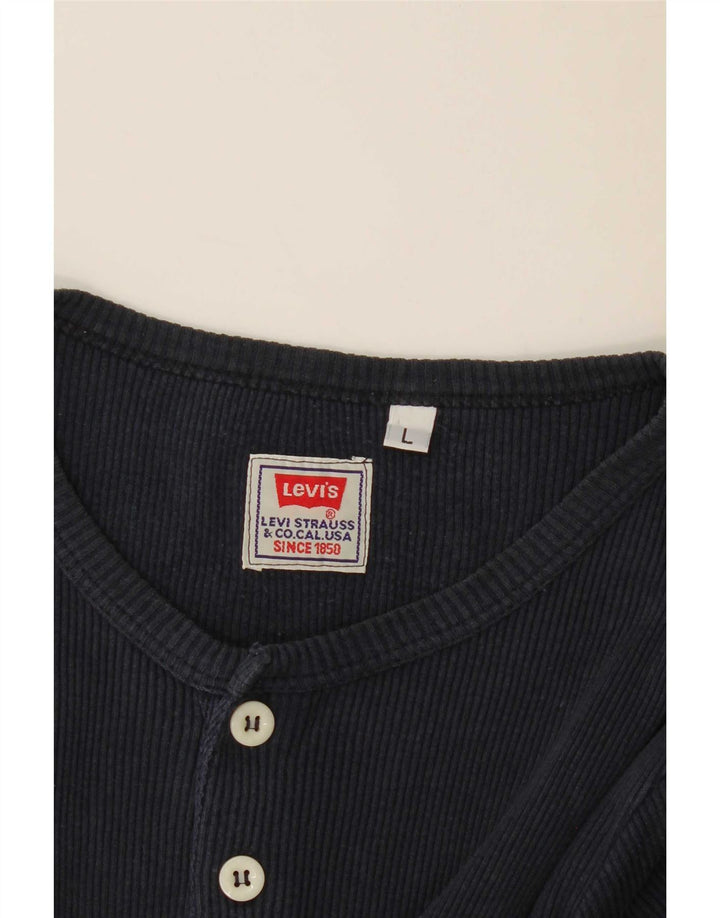 Tricou pentru femei Levi's Top UK 14 Large Bleumarin
