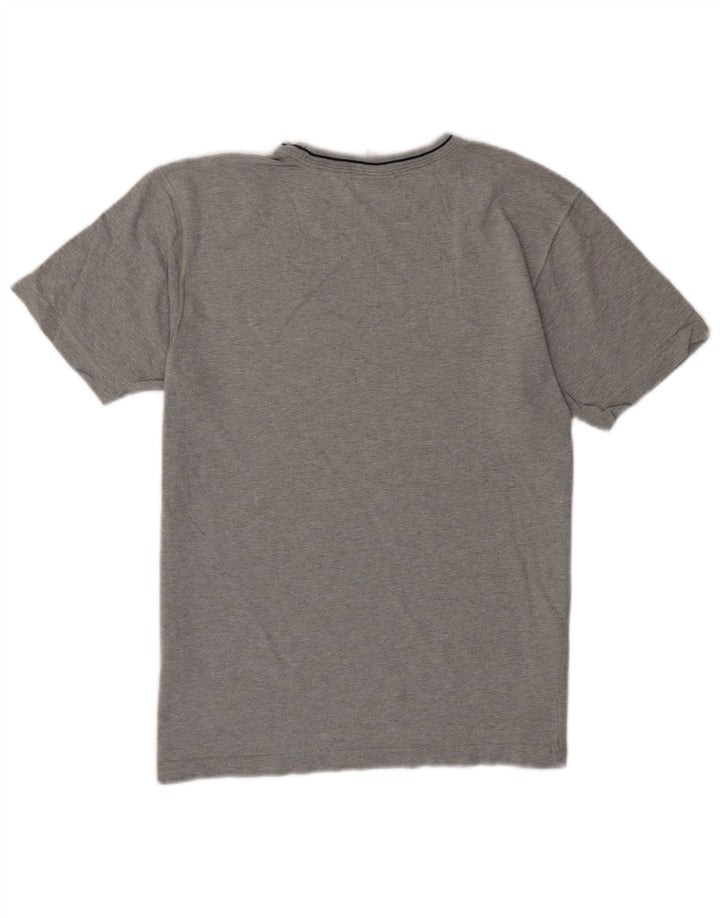 Tricou grafic pentru bărbați Champion Top din bumbac gri mediu