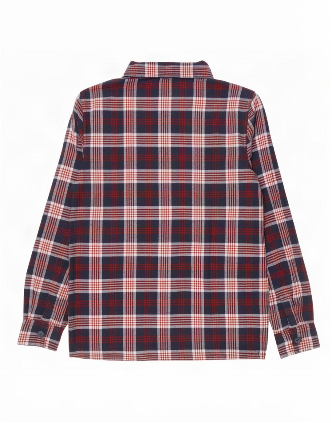 Cămașă de flanel lumberjack pentru bărbați Active Touch, bumbac cu carouri, albastru bleumarin