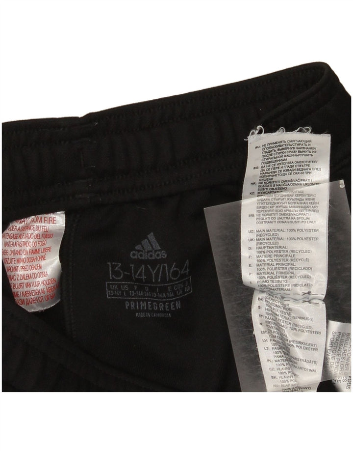 Pantaloni de trening Adidas Aeroready pentru baieti 13-14 ani poliester negru