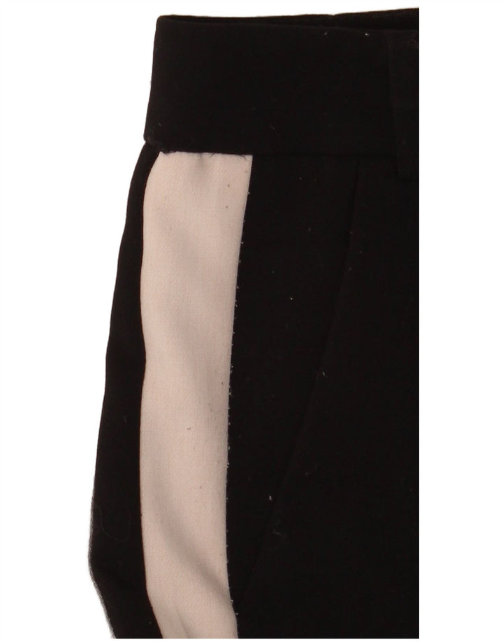 Pantaloni chino subțiri pentru femei ZARA, negru, color block