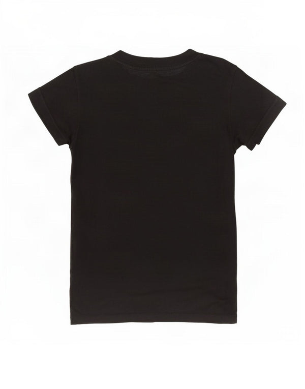Tricou grafic Adidas pentru femei Top UK 10 Small Black Bumbac