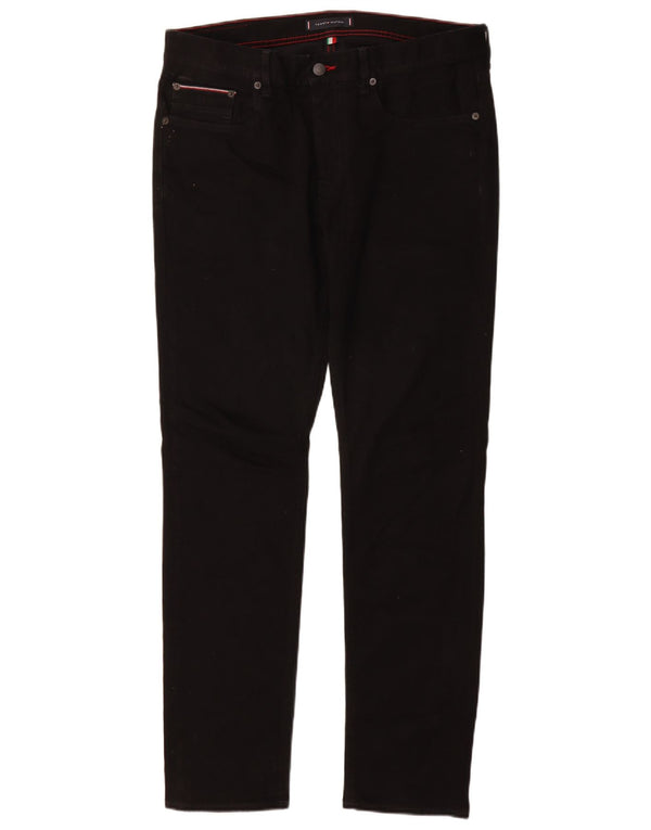 Blugi drepti pentru bărbați Tommy Hilfiger Denton W33 L32 bumbac negru