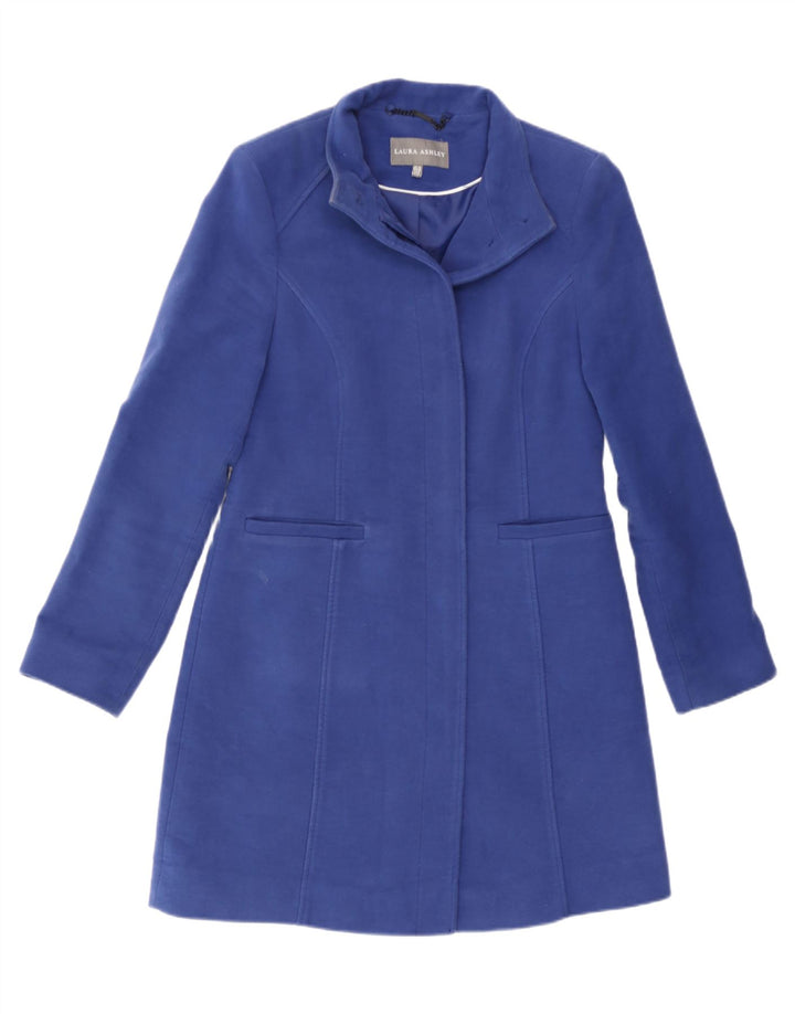 Pardesiu pentru femei Laura Ashley UK 10 mic, albastru, bumbac