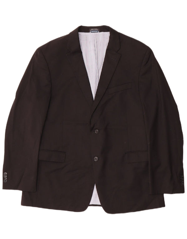 Jachetă pentru bărbați Tommy Hilfiger, cu 2 nasturi, UK 44 2XL Lână neagră