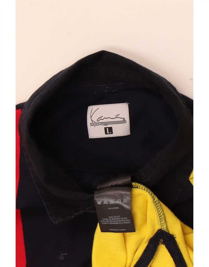 Tricou polo cu grafic Karl Kani pentru bărbați, mare, multicolor