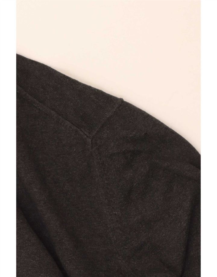 Pulover pentru bărbați Marks & Spencer, cu decolteu în V, XL, bumbac gri