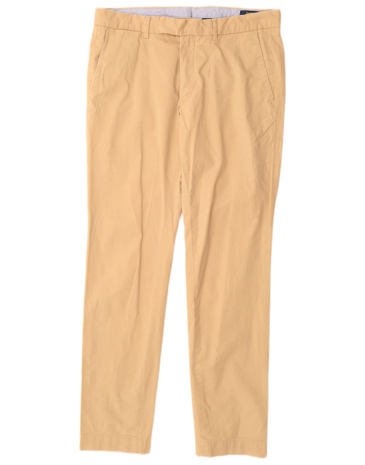 POLO RALPH LAUREN Pantaloni chino conici pentru bărbați, L32 L31, bej, bumbac