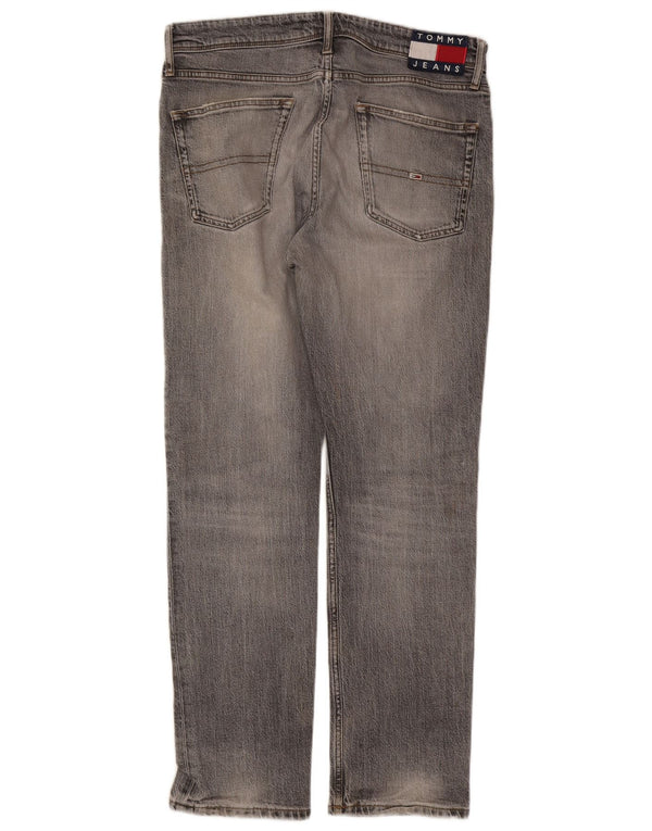 Blugi slim pentru bărbați Tommy Hilfiger W32 L30 bumbac gri