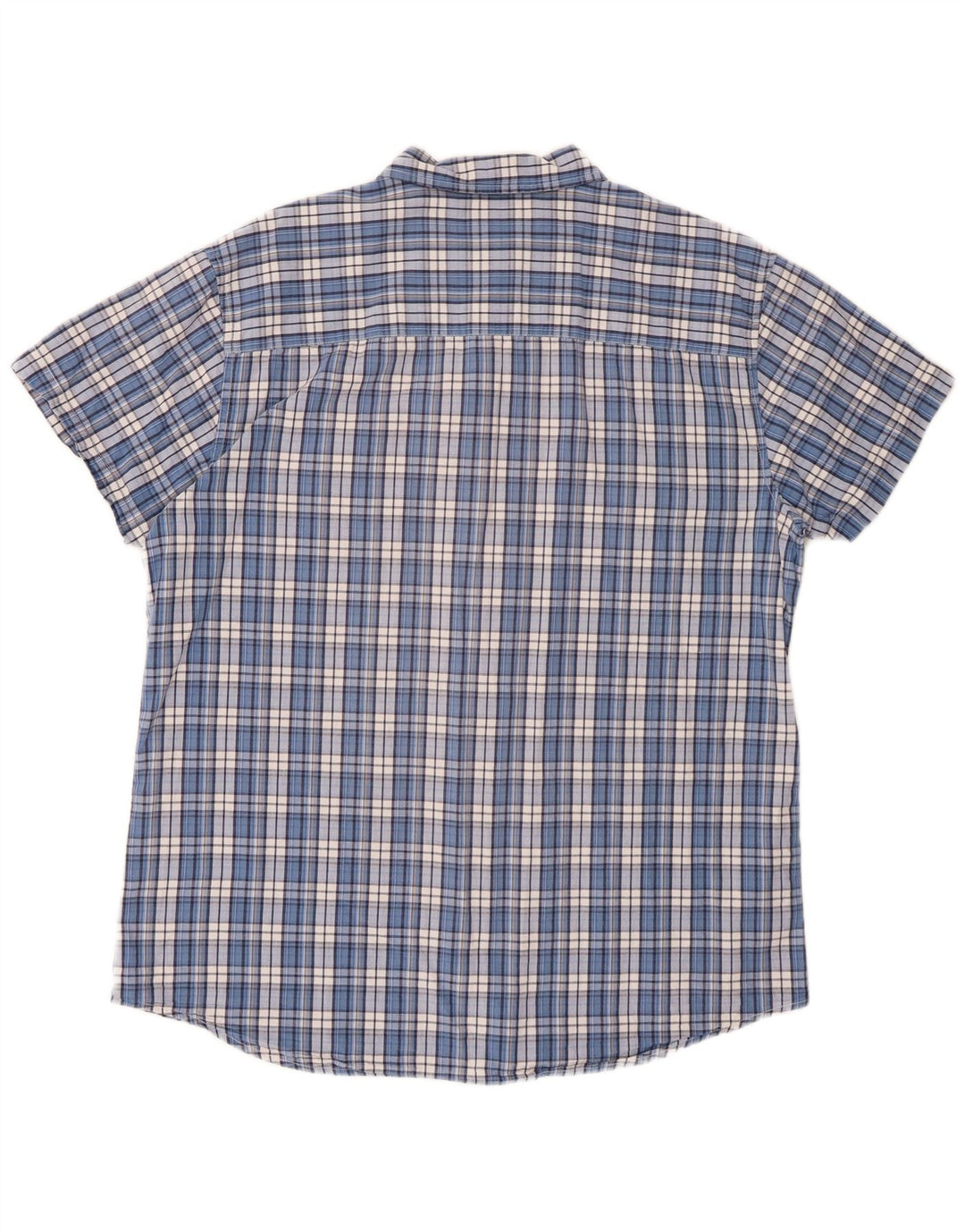 Cămașă Wrangler pentru bărbați, cu mânecă scurtă, cu tăiere obișnuită, XL, albastru