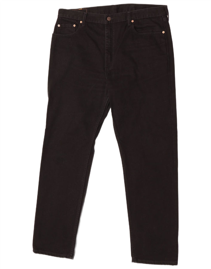 Blugi drepti pentru bărbați Levi's 615 W40 L32 bumbac negru