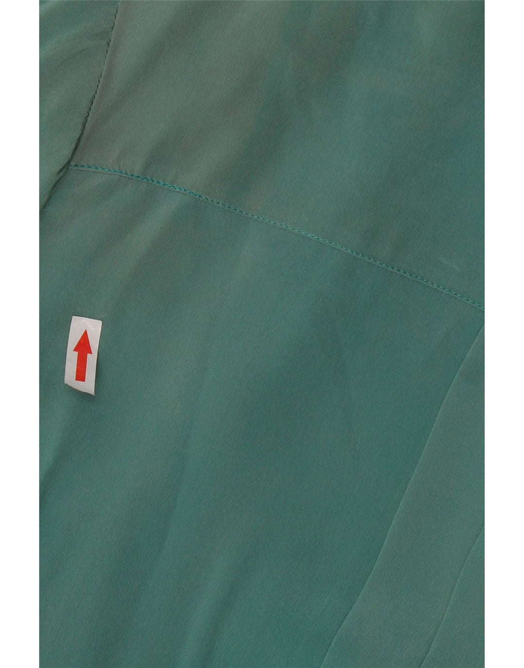 VINTAGE Bluză cu mânecă lungă cu cravată în față pentru femei UK 16 Mare Mătase verde