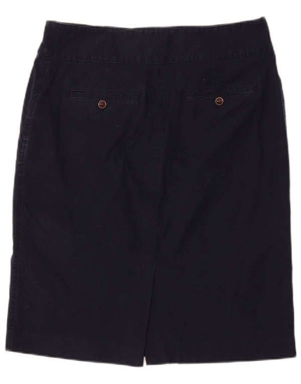 Fusta dreaptă pentru femei Ralph Lauren US 8 Medium W32 Bumbac bleumarin