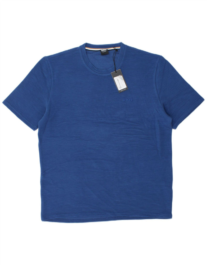 Tricou pentru bărbați Hugo Boss Top Medium Blue Modal