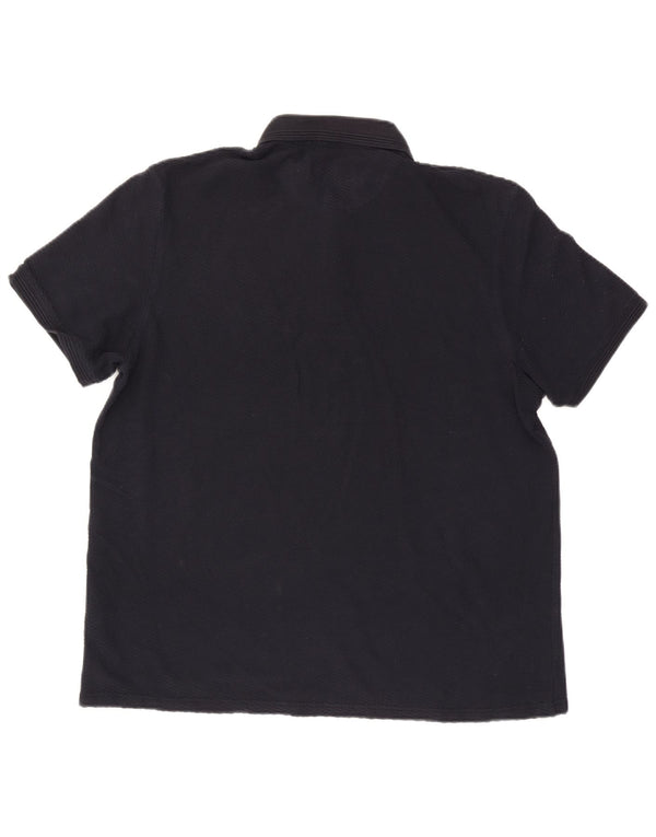 Tricou polo pentru bărbați Ted Baker Mărimea 6 2XL Bumbac bleumarin