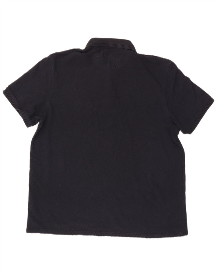 Tricou polo pentru bărbați Ted Baker Mărimea 6 2XL Bumbac bleumarin