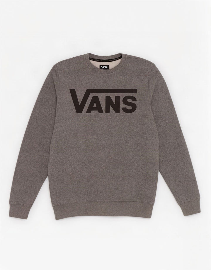 Hanorac grafic pentru bărbați Vans Jumper mic, gri, bumbac cu pete