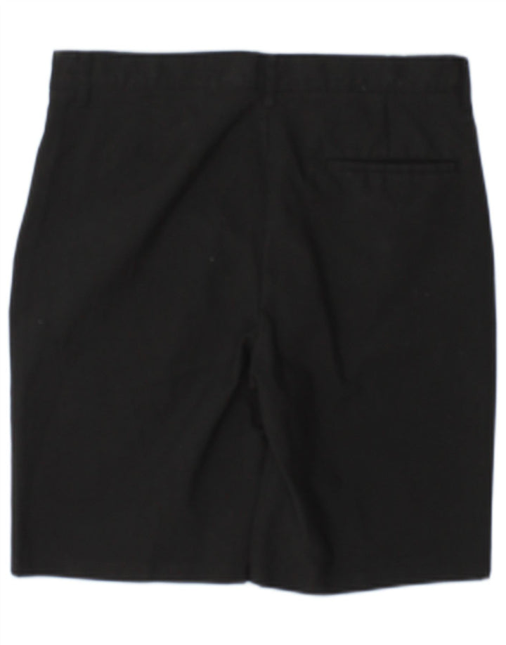 Pantaloni scurți chino Marks & Spencer pentru băieți 13-14 ani W30 poliester negru