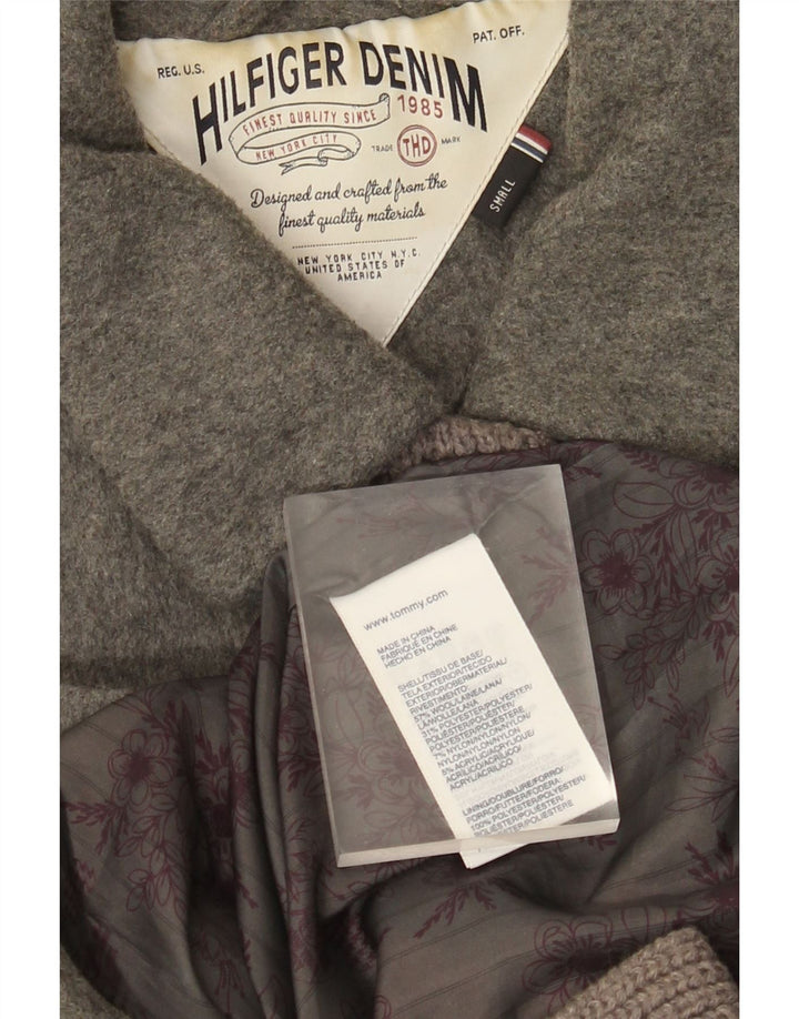 Pardesiu pentru femei Tommy Hilfiger UK 10 mic, gri, lână