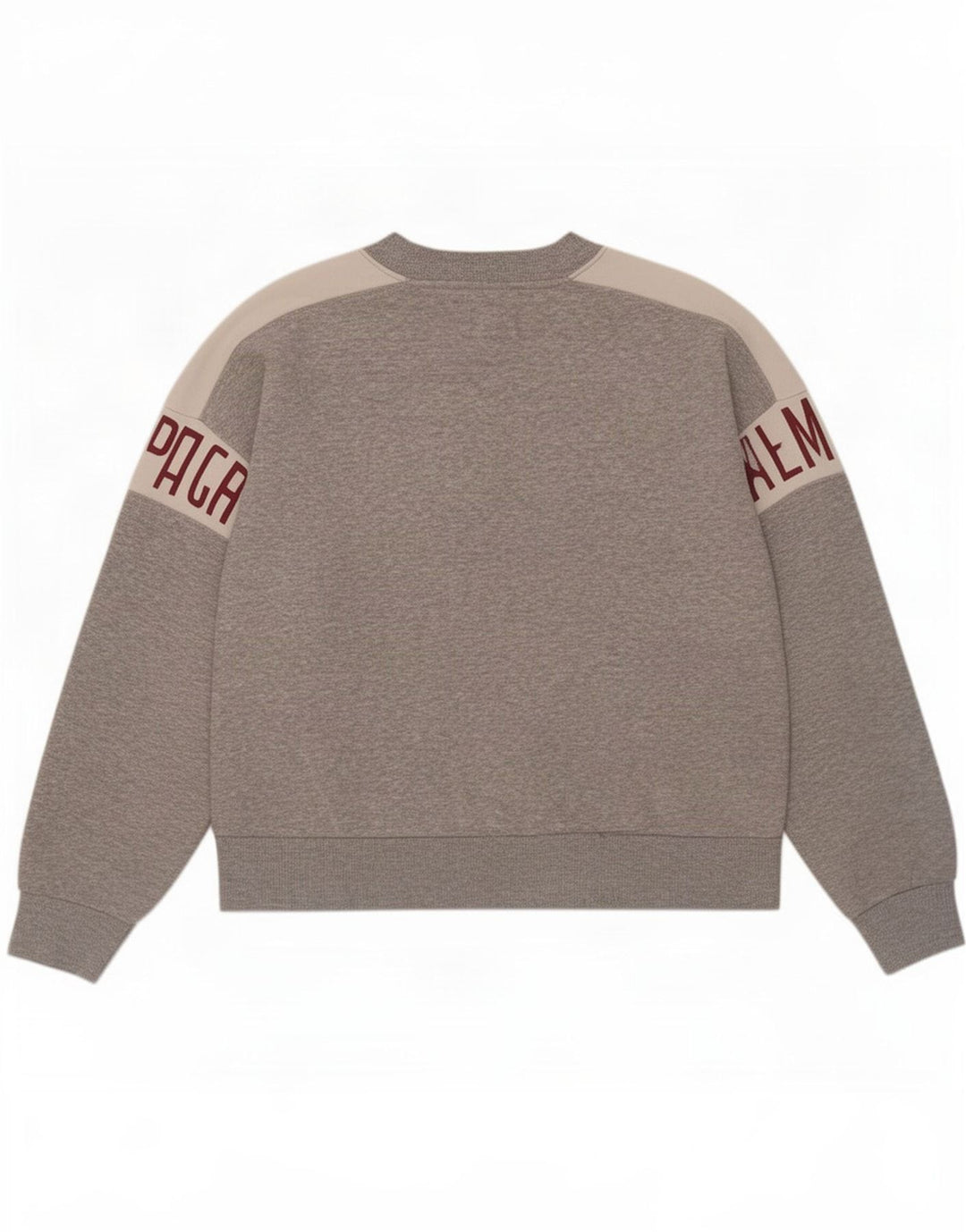 Pulover grafic pentru bărbați American Eagle, gri mediu, bloc de culoare