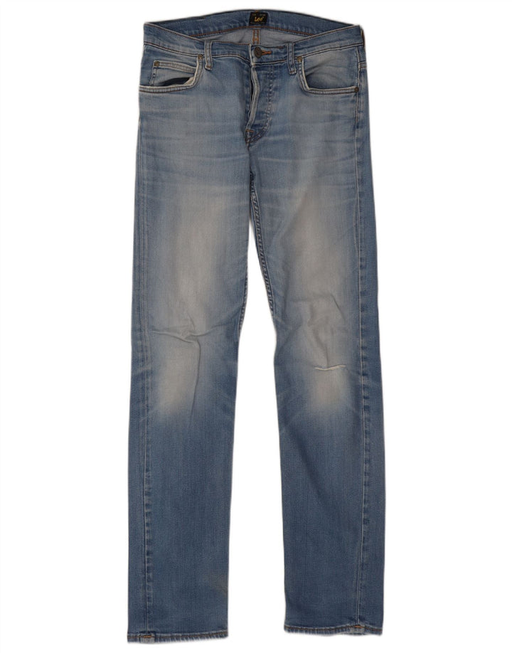 Blugi LEE Powell Slim pentru femei W30 L34 Bumbac albastru