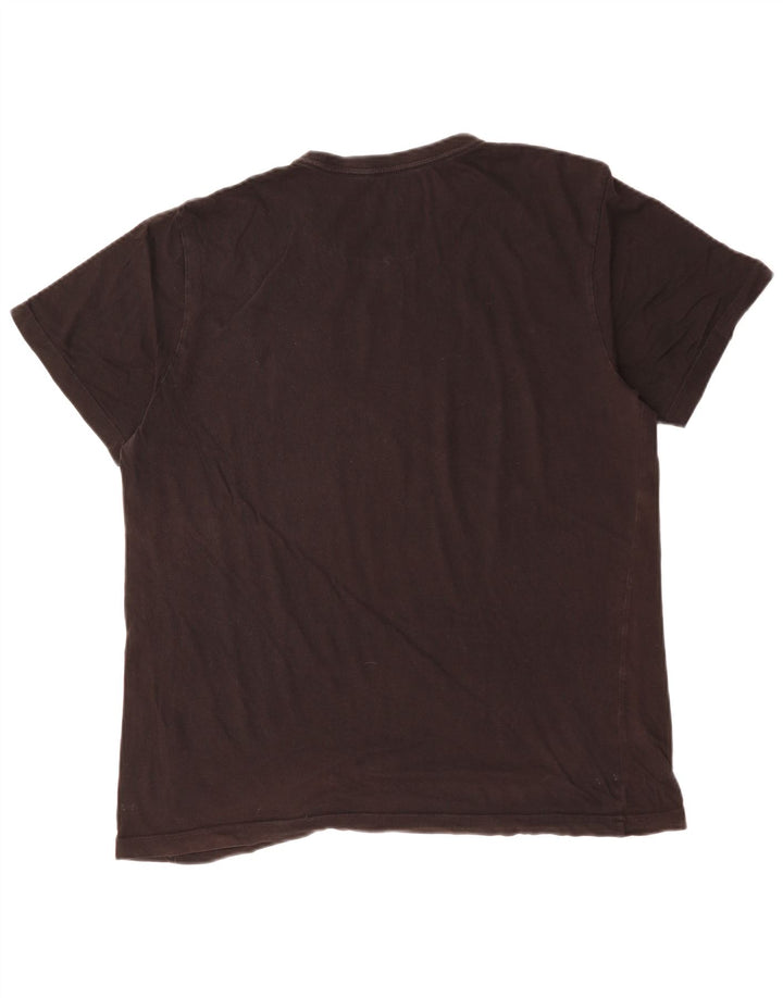 Tricou grafic Puma pentru bărbați Top mare din bumbac negru