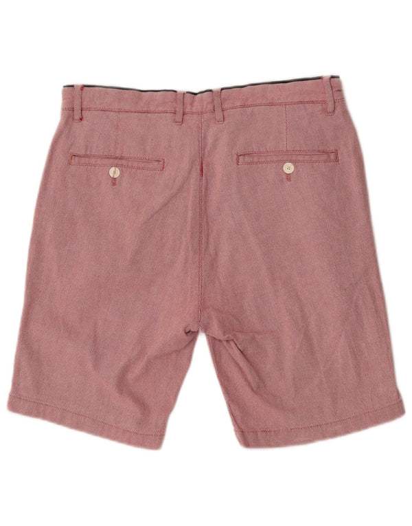 Pantaloni scurți chino pentru bărbați Zara IT 42 Large W32 Pink Bumbac