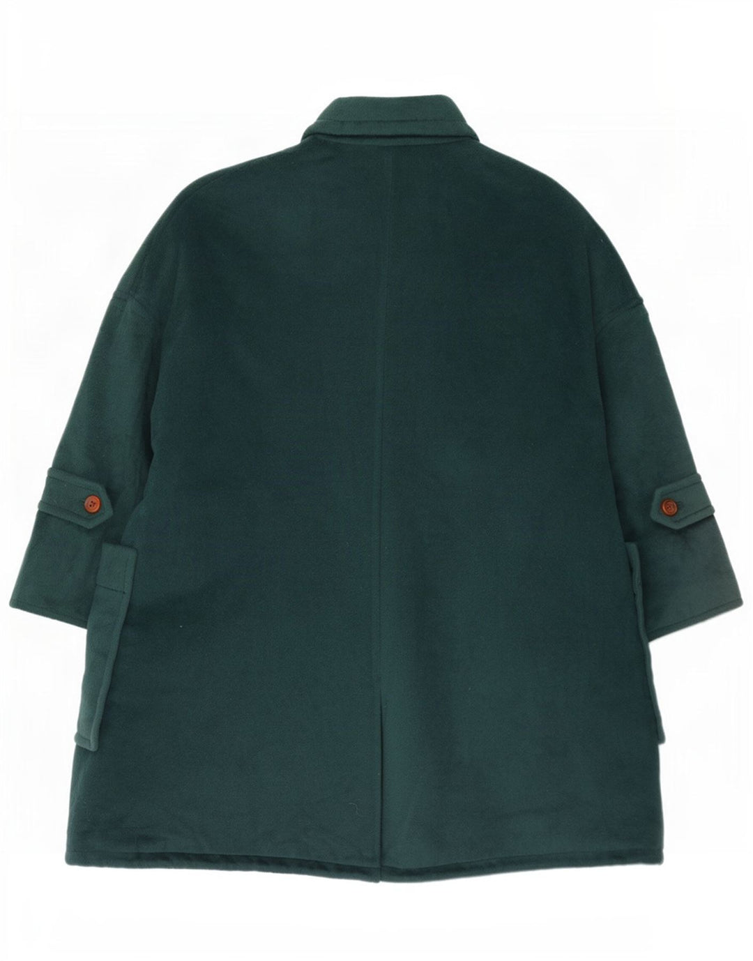 Pardesiu supradimensionat pentru femei Sportmax UK 12 Lână verde medie