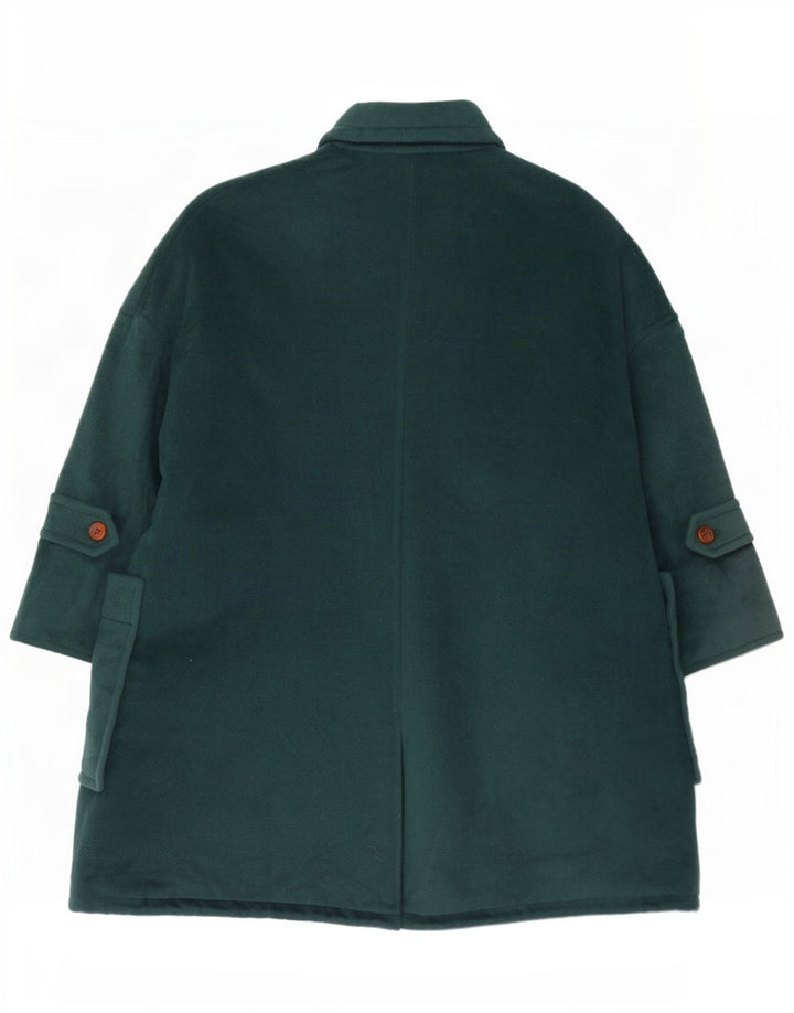 Pardesiu supradimensionat pentru femei Sportmax UK 12 Lână verde medie