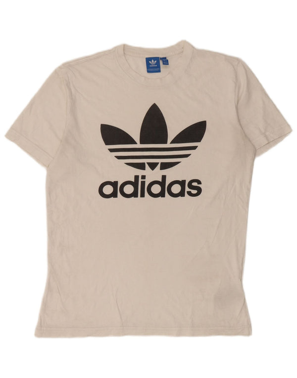 Tricou grafic pentru bărbați Adidas Top Medium White Bumbac
