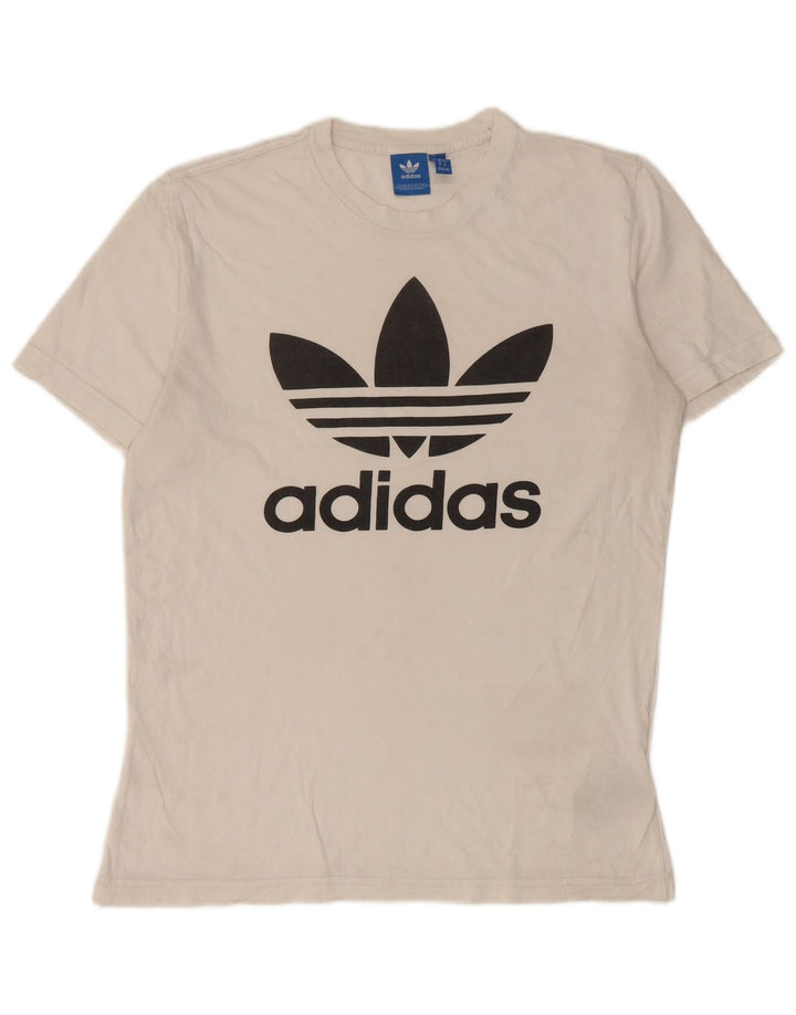 Tricou grafic pentru bărbați Adidas Top Medium White Bumbac