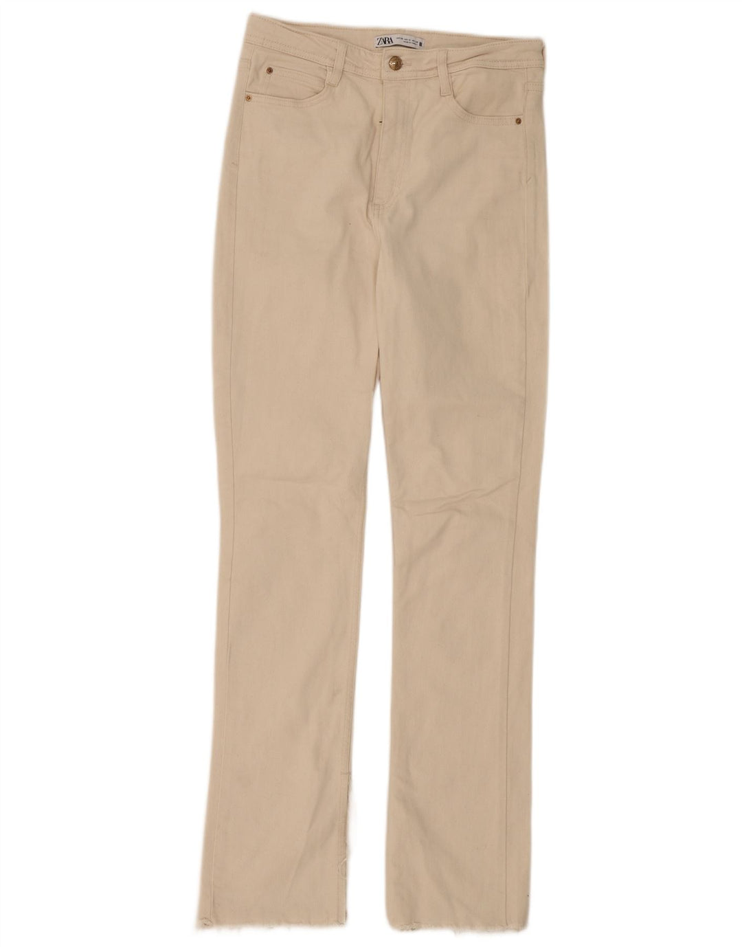 Blugi slim de damă Zara EU 38 Mici W28 L33 alb