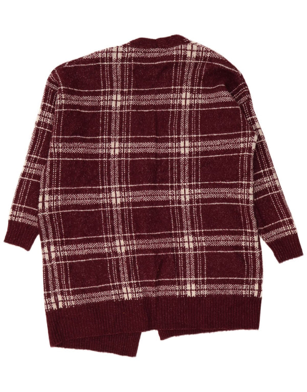 Pulover cardigan cu paragate pentru femei Marks & Spencer UK 18 XL Bordeaux